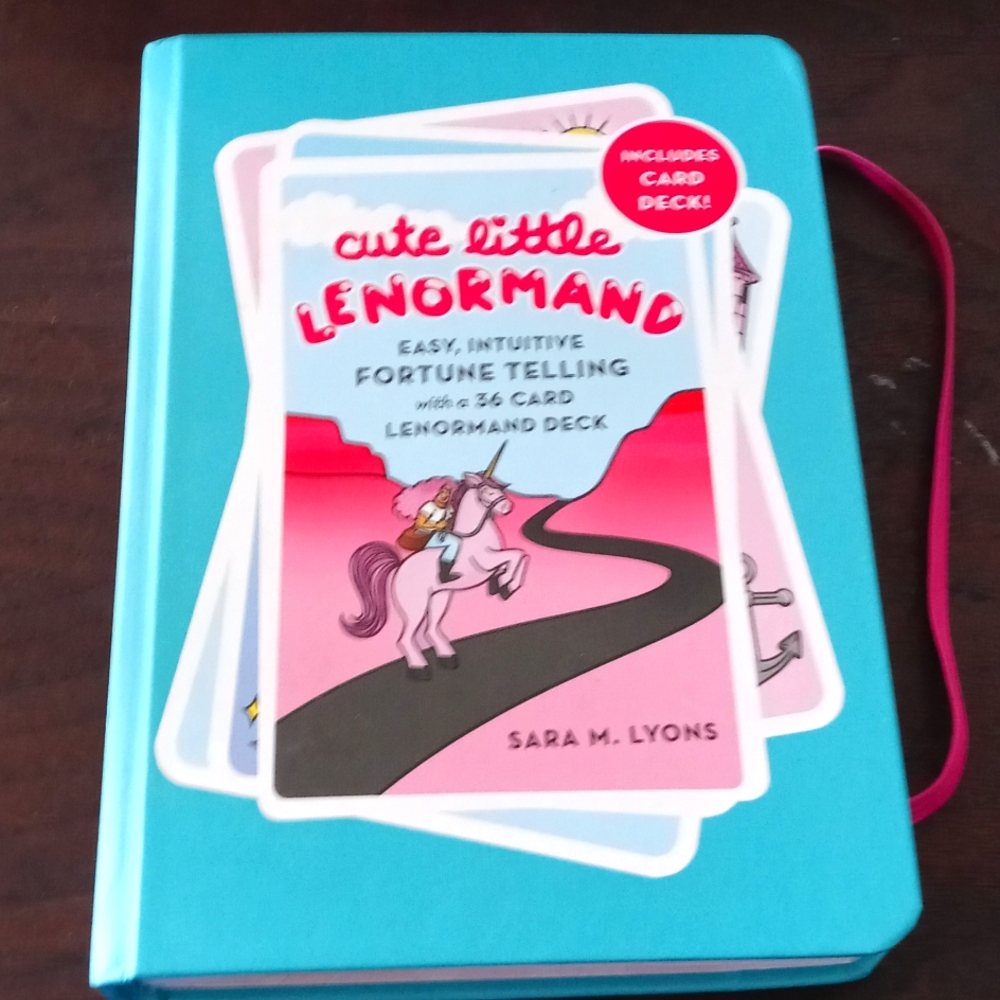 Cute Little Lenormand Fortune Telling Card Deck And Book